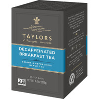 Taylors Of Harrogate Decaffeinated Breakfast, 50 Teabags (Pack Of 6)