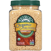 Riceselect Organic Pearl Couscous, Israeli-Style Wheat Couscous Pasta, Non-Gmo, 24.5-Ounce Jar, (Pack Of 1)