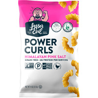 Lesserevil, Power Curls Himalayan Pink Salt, 4 Ounce (Packaging May Vary)