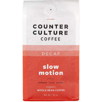 Counter Culture Coffee Slow Motion Decaf - Medium Roast, Organic, Sustainably Farmed, Kosher, Whole Bean Coffee, 12 Oz (1 Bag)