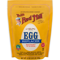 Bob's Red Mill Gf Egg Replacer, 12 Ounce Bag (Pack Of 1), Equals 34 Eggs/Bag, Gluten Free, Non-Gmo, Vegan, Paleo Friendly