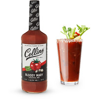 Collins Classic Bloody Mary Mix, Made With Tomato, Garlic, Worcestershire Sauce And Spices, Brunch Cocktail Recipe Ingredient, Bartender Mixer, Drinking Gifts, Home Cocktail Bar, 32 Fl Oz
