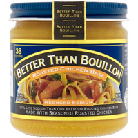 Better Than Bouillon Reduced Sodium Roasted Chicken Base, 8 Oz Jar (Single Unit)