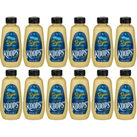 Koops' Dijon Mustard - French Mustard, Gluten-Free, Kosher, Non-Gmo, Made In The Usa, From Quality Mustard Seeds, Rich And Delicious Flavor - 12 Oz, Pack Of 12