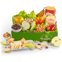 A Gift Inside Perfect Pairings Deluxe Fruit, Cheese And Gourmet Box