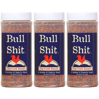 Bullshit Steak Seasoning From Big Cock Ranch 12 Ounce (Pack Of 3)