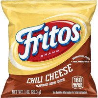 Fritos Corn Chips, Chili Cheese, 1 Ounce (Pack Of 40)