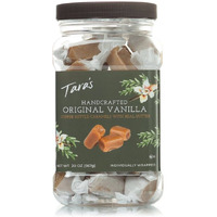 Tara's Gourmet Vanilla Caramels | Hand Crafted All Natural Candy | Creamy & Individually Wrapped With Real Butter (20 Oz)