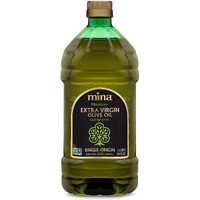 Mina Olive Oil Extra Virgin 68 Fl Oz, New Harvest, Polyphenol Rich Olive Oil For Cooking, Moroccan Extra Virgin Olive Oil, Single Origin Olive Oil, Cold Extraction, Less Than 0.2% Acidity, 2 L