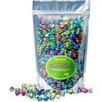 Glitterati Tropical Fruits, Original Italian Miniature Hard Candies, Deluxe Quality, Individually Wrapped, 14Oz (400 Count)