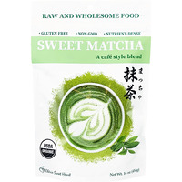 Organic Sweet Matcha Green Tea Powder, Cafe Style Blend By Cherie Sweet Heart (16 Oz) (Packaging May Vary)