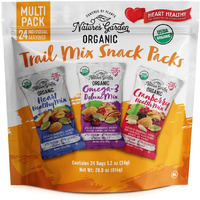 Nature's Garden Organic Trail Mix Snack Packs, Multi Pack 1.2 Oz - Pack Of 24 (Total 28.8 Oz)