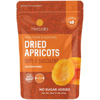 Dried Apricots No Sugar Added, 1 Pound. Dried Apricots Unsweetened, Turkish Apricots Dried Fruit, Dry Apricot Bulk, All Natural, Non-Gmo.