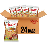 Sensible Portions Garden Veggie Snacks - Veggie Straws, Snack Size, Apple Cinnamon, 1 Oz (Pack Of 24)