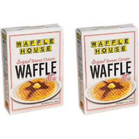 Waffle House Breakfast Waffle Mix 13 Oz Pack Of 2! Original Sweet Cream Waffle! Delicious And Tasty Waffles Right At Home! Restaurant Style Homemade Waffles!