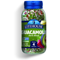 Litehouse Freeze Dried Guacamole Herb Blend - Guacamole Seasoning, Gluten Free, Vegetarian, Keto, Non-Gmo, No Refrigeration Required, Great Guacamole Mix Spicy- 0.85 Ounce