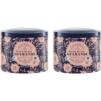 Gourmanity Fleur De Sel De Guerande, Premium Hand Harvested Finishing Salt - Authentic French Sea Sel, Ideal For Gourmet Cooking, Baking And Seasoning, 4.4 Oz (Pack Of 2)