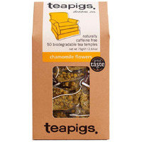 Teapigs Chamomile Herbal Tea Bags Made With Whole Flowers (1 Pack Of 50 Teabags)