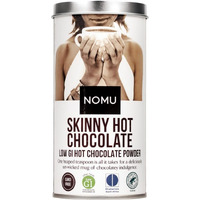 Nomu Skinny 60% Cocoa Hot Chocolate, 33 Servings, No Sugar Added, 20 Calories, Rich Chocolate Flavor, Keto-Friendly, High Protein