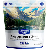 Backpacker's Pantry Three Cheese Mac & Cheese - Freeze Dried Backpacking & Camping Food - Emergency Food - 24 Grams Of Protein, Vegetarian, 1 Count