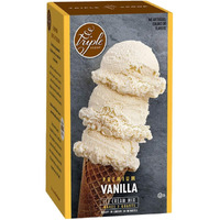 Premium Ice Cream Starter Mix For Ice Cream Maker. Simple, Easy, Delicious. From Gourmet Mix To Maker In 5 Minutes. Makes 2 Creamy Quarts. Made In Usa. (1 Box) (Vanilla)