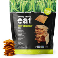 Every Body Eat Snack Thins, Fiery Chile Lime Flavor, Vegan, Gluten Free And Dairy Free (Pack Of 2)