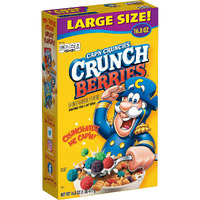 Cap'N Crunch Cereal, Crunch Berries, 16.8Oz Box