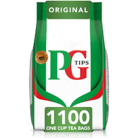 Pg Tips One Cup Pyramid Tea Bags (Pack Of 1, Total 1100 Tea Bags)