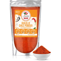 Guajillo Chile Powder Ground (8Oz) - Natural And Premium. Great For Chili, Sauces, Stews, Salsa, Meat Rubs, Enchiladas, Mole And Tamales. Tangy Spicy-Sweet Flavor By Amazing Chiles And Spices