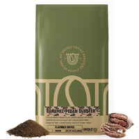Caramel Pecan Flavored Ground Coffee, 1 Lb (16 Oz) Bag, Medium Roast, 100% Arabica Premium Quality Flavor