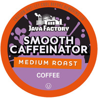 Java Factory Coffee Pods Medium Roast Coffee For Keurig K Cup Brewers, Smooth Caffeinator, 40 Count
