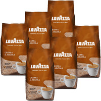 Lavazza Crema E Aroma Coffee Beans, Pack Of 6, 6 X 1000G