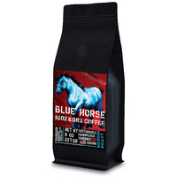 Blue Horse 100% Kona Coffee, Medium Roast, Arabica Whole Beans, 8 Oz Bag, Farm Fresh, Authentic Hawaiian Coffee From The Big Island