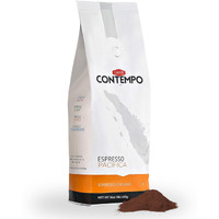 Caff   Contempo Ground Espresso, Pacifica Blend, 1 Lb Fine Grind, Dark Roast, Freshly Roasted, Great For Moka Pot Coffee