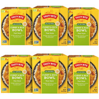 Tasty Bite Thai Style Curry & Rice Bowl, 8.8 Ounce, Pack Of 6, Ready To Eat Microwaveable, Vegetarian, Gluten Free