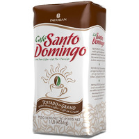 Caf   Santo Domingo, 16 Oz Bag, Whole Bean Coffee, Medium Roast - Product From The Dominican Republic (Pack Of 1)