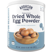 Augason Farms Pasteurized Dried Whole Egg Powder Can, Real Eggs, Emergency Food Supply, Everyday Meals, 85 Servings