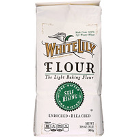 White Lily Self-Rising Bleached Enriched Pre-Sifted Flour, 32 Ounce