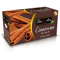 Tea4U Flavored Black Ceylon Teabags (Cinnamon) - Ideal Quality From Sri Lanka's Finest Leaves And Expertly Blended - 25 Count