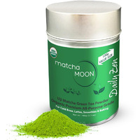 Matcha Moon Daily Zen Organic Matcha Green Tea Powder - All-Purpose Cafe Grade, Bursting With Antioxidants & L-Theanine - From Uji, Kyoto Japan - 100G Value Tin