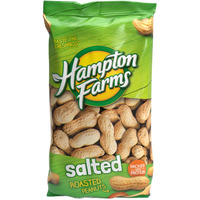 Hampton Farms - Usa Grown All-Natural - Fancy Roasted In-Shell Salted Peanuts - 10 Oz. Bag