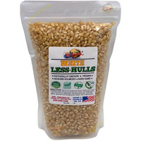 3.9 Lb White Virtually Hulless (Less Hulls) Popcorn Kernels  Resealable Bag  Usa Grown  Non-Gmo, Vegan, Kosher  Great For Movie Night  Intl Pop