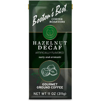 Bostons Best Coffee - Hazelnut Decaf Gourmet Coffee, Delicious Medium Roast Coffee, Nutty Premium Ground Coffee, 11 Oz. / 311 G Coffee Bag