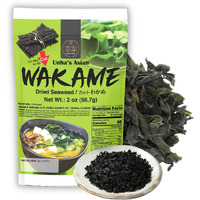 Korean Premium Wakame Dried Seaweeds Flake 2 Oz - 100% Natural From Ocean Cooking For Miso Soup, Salad, Sea Vegetable Product Of Korea