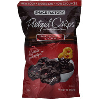 Snack Factory Pretzel Crisps Dark Chocolate Crunch - 22 Oz.
