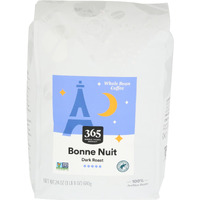 365 By Whole Foods Market, Bonne Nuit Whole Bean Coffee, 24 Ounce