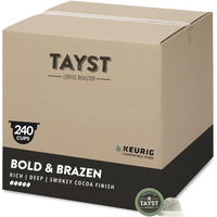 Tayst Coffee Pods, Bold & Brazen Dark Roast, K Cups Compatible With Keurig Coffee Maker, Sustainable Single Serve, Pack Of 240