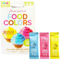 Color Kitchen Food Coloring (3 Colors) - Plant-Based Colors | Artificial Dye-Free | Gluten-Free | Non-Gmo | Kosher | Vegan | Colors For Frosting And Natural Healthy Baking | Soy Free