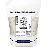 Italian Black Truffle Salt 1Lb. Bulk Bag By San Francisco Salt Company