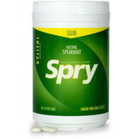 Spry Fresh Natural Xylitol Chewing Gum Dental Defense System Aspartame-Free Sugar Free Gum (Spearmint, 550 Count - Pack Of 1)